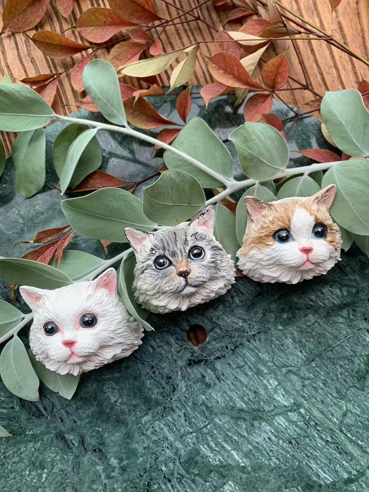 Cat Car AC Vent Clip Plaster Diffuser