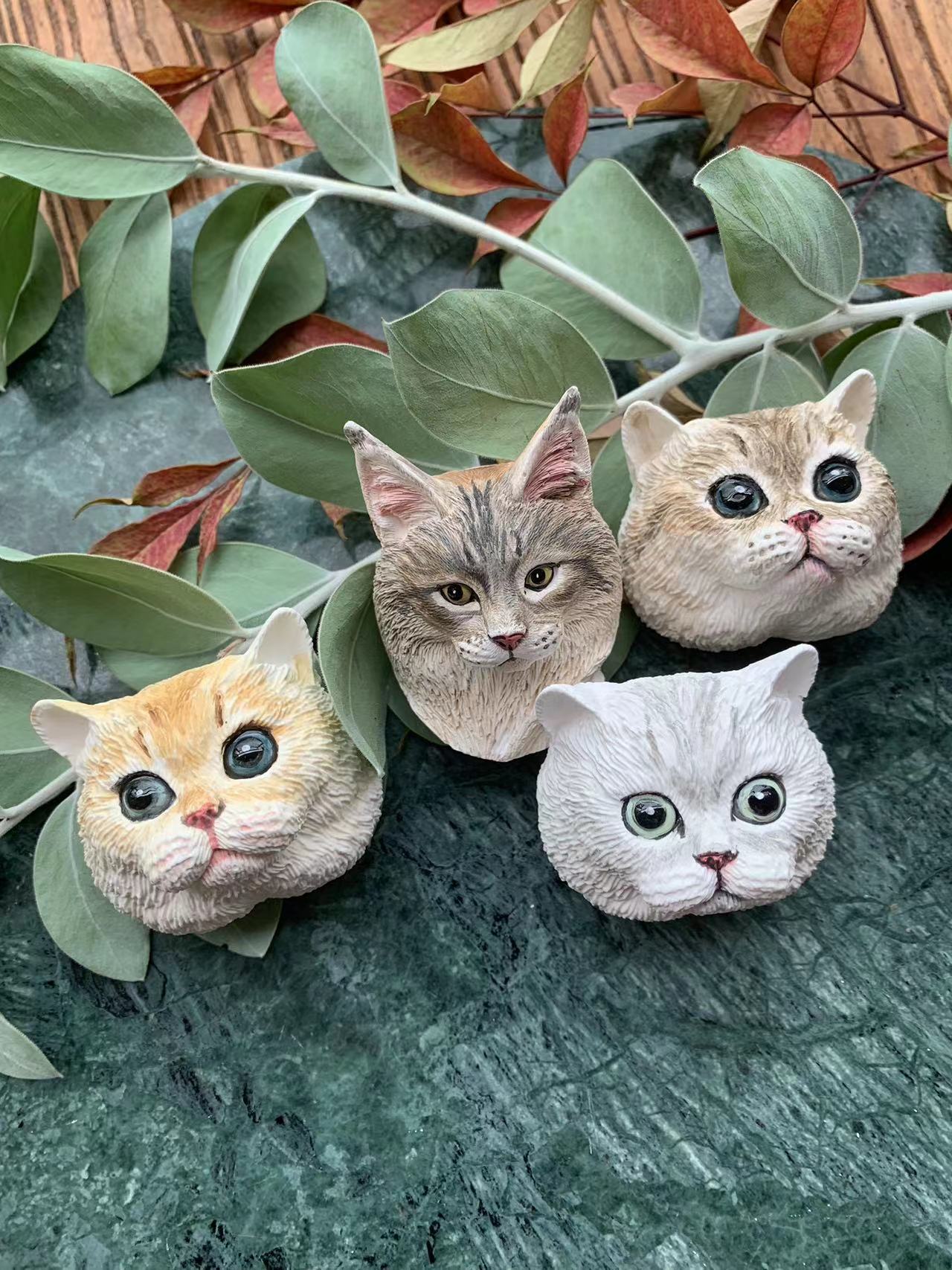 Cat Car AC Vent Clip Plaster Diffuser