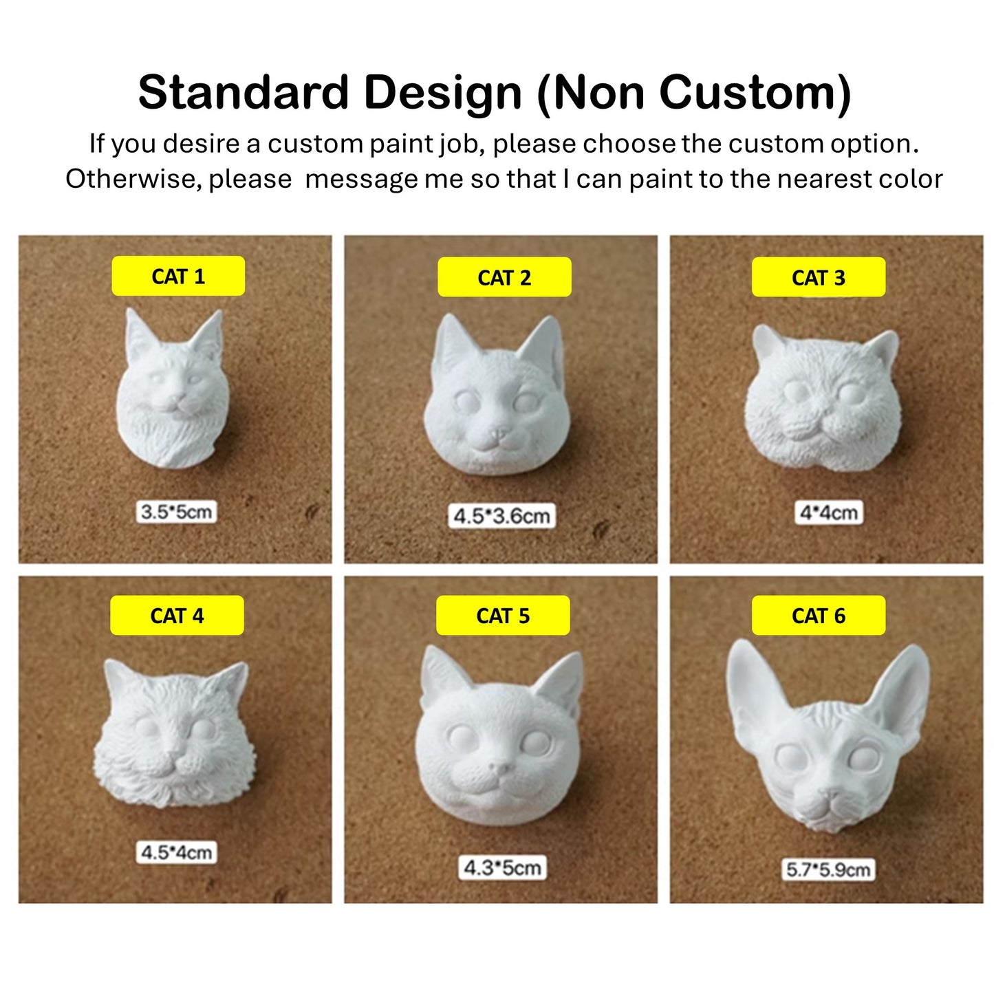 Cat Car AC Vent Clip Plaster Diffuser