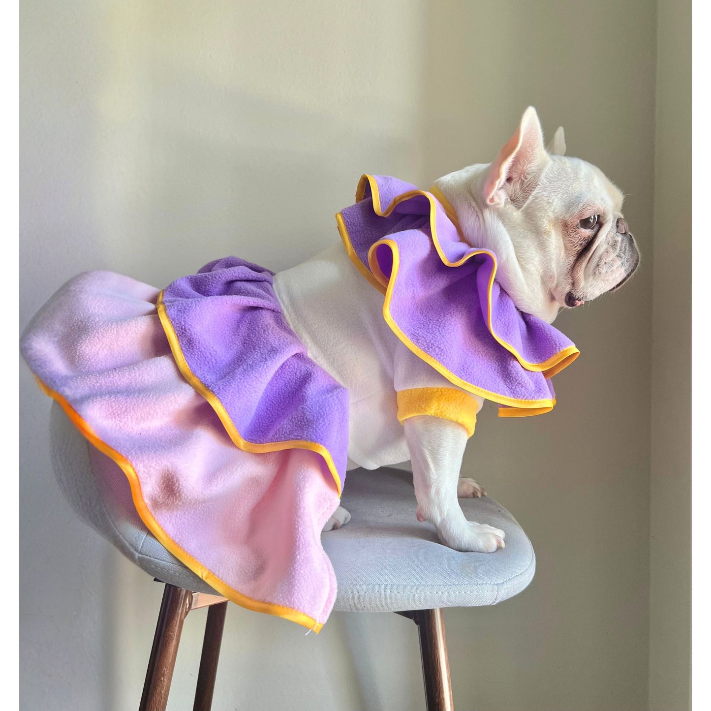 Teapot Mrs Potts Pet Cat Dog Purple White Dress Halloween Costume