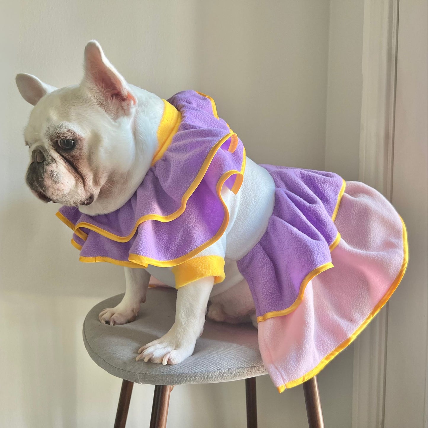 Teapot Mrs Potts Pet Cat Dog Purple White Dress Halloween Costume