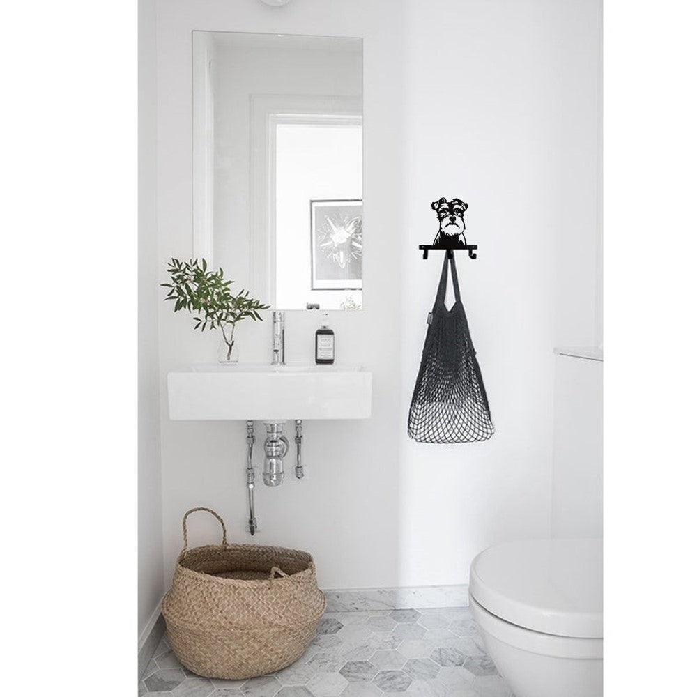 Schnauzer Design Wall Hook