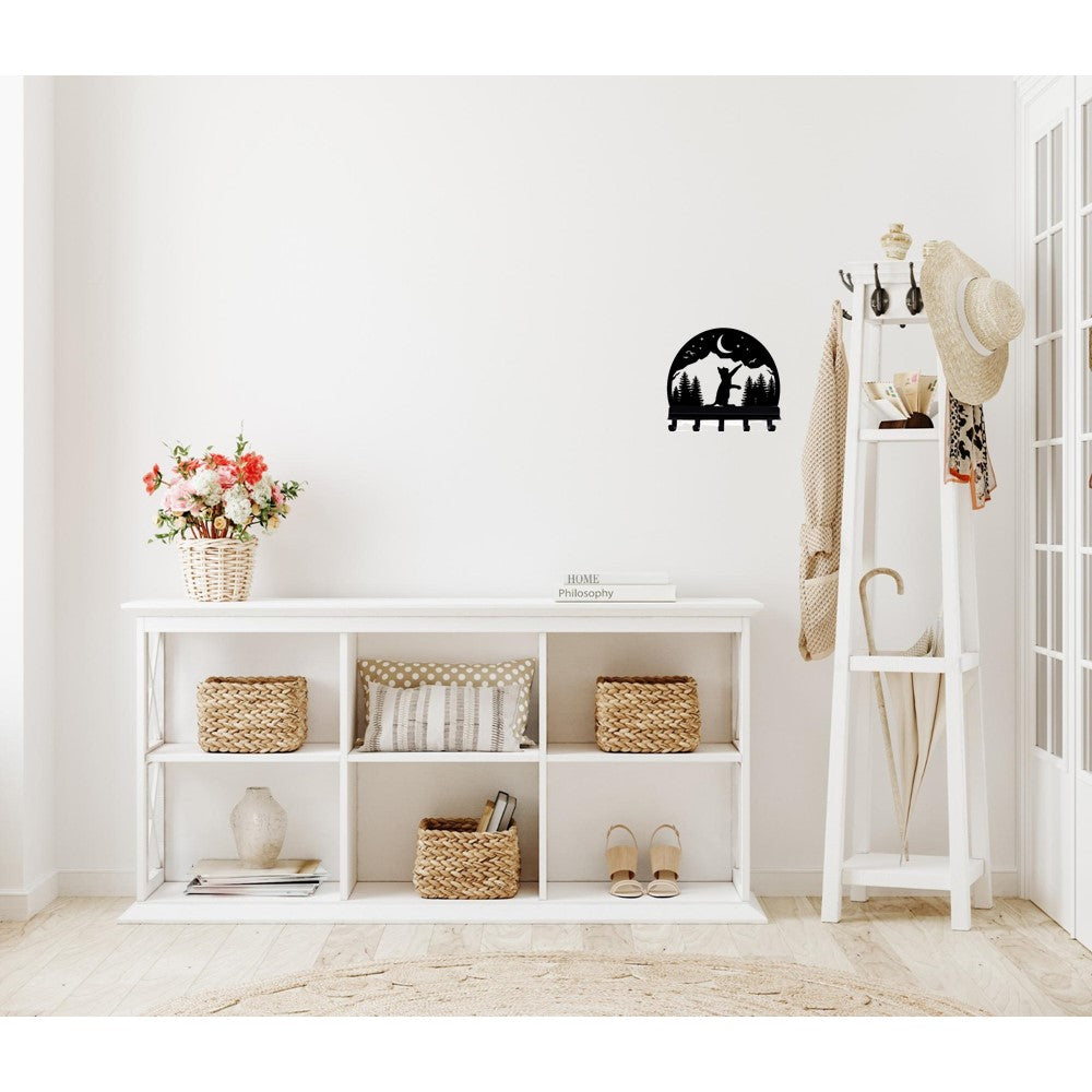 Kitty Cat Wall Hook with Shelf