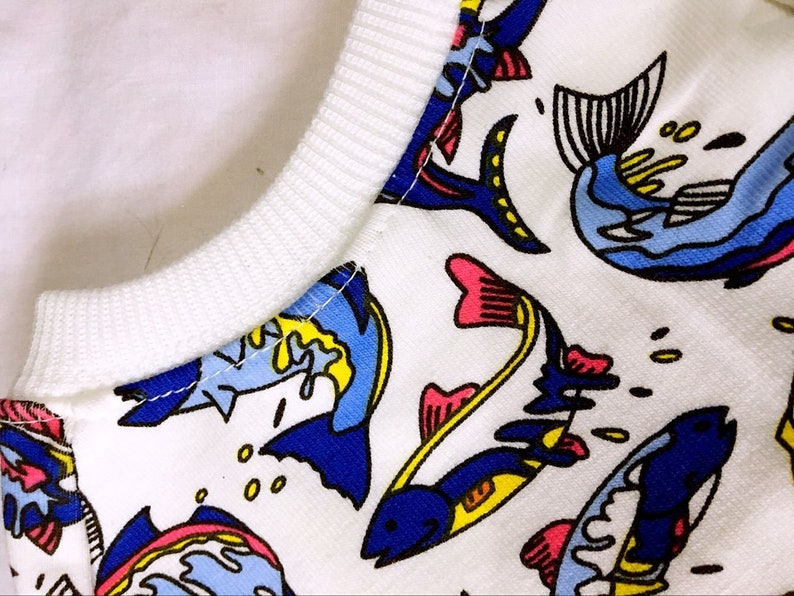 Matching Pet Owner Set Pets Cat Dog Parent, Aqua Fish Printing Fishing Hipster Unisex Clothing Tee Tshirt Basic for Dog Cat Dad or Mom