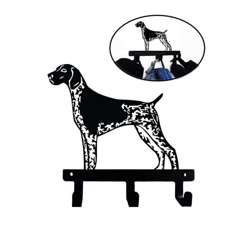 German Shorthaired Pointer Longhaired Dalmatian Wall Hook