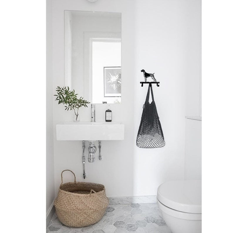 German Shorthaired Pointer Longhaired Dalmatian Wall Hook