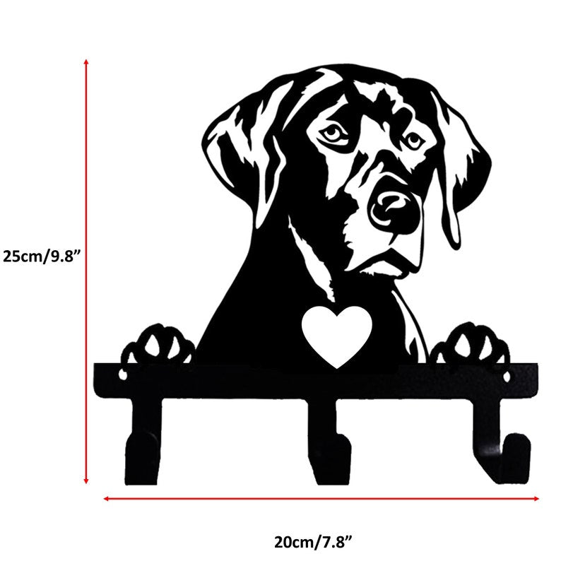 Labrador and Golden Retriever Wall Hook