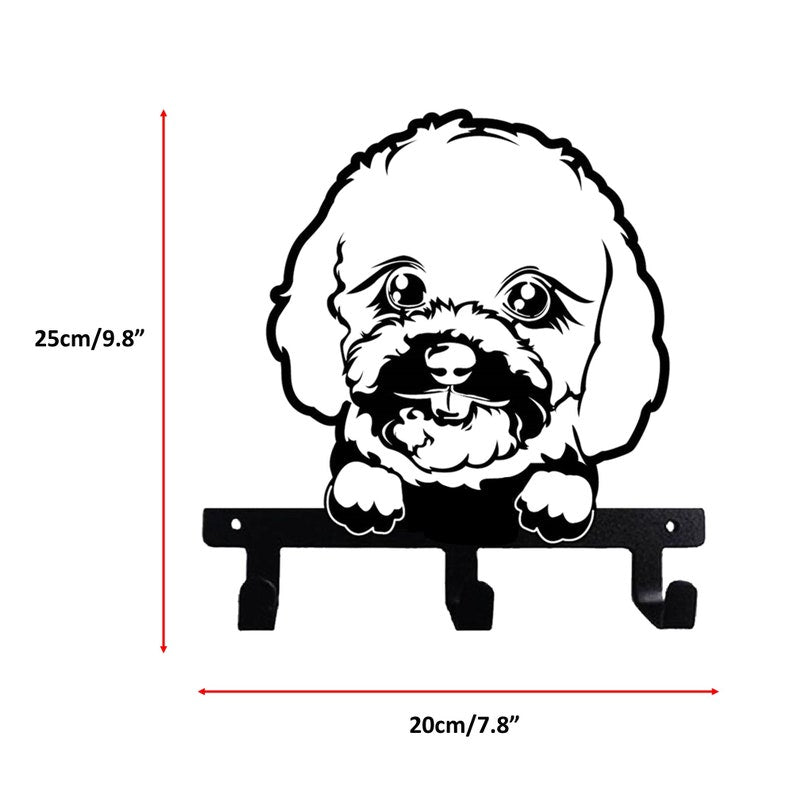 Bichon Frise Design Wall Hook