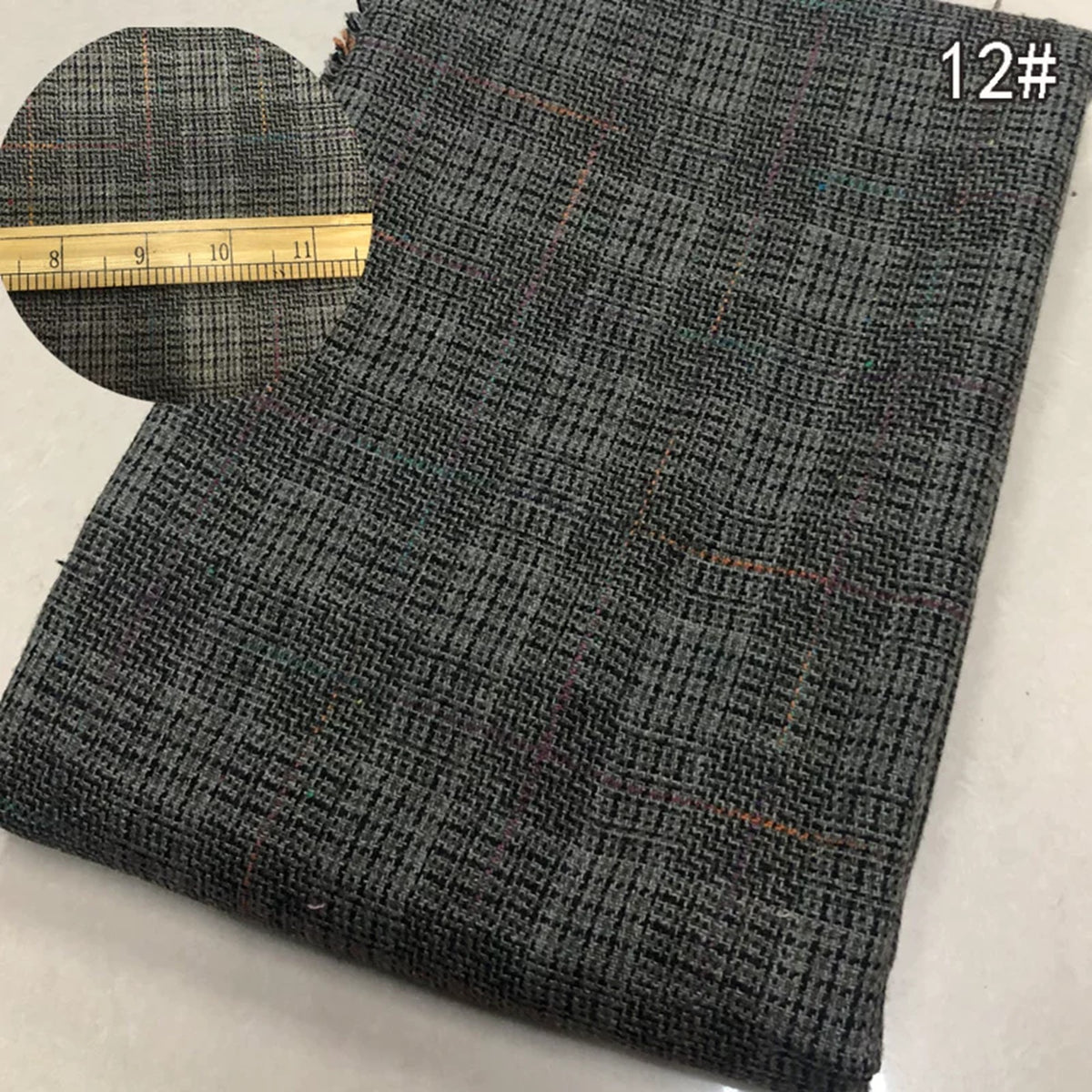 Custom Tweed British Style Suit and Tie with Leash Hook