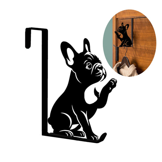 French Bulldog Yoga Frenchie Over The Door Single Hook