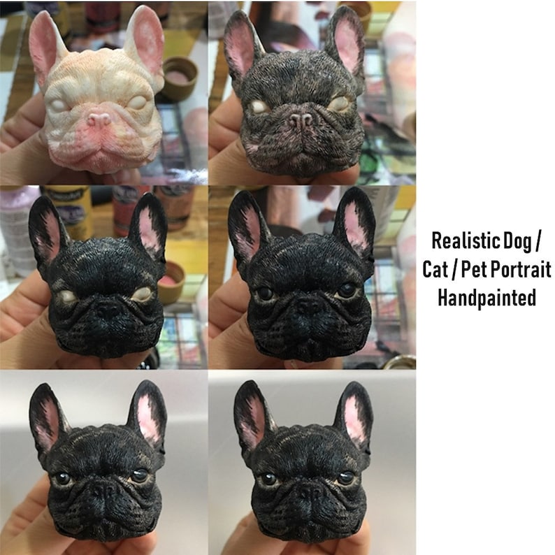 Chihuahua Portrait Car AC Vent Clip Plaster Diffuser