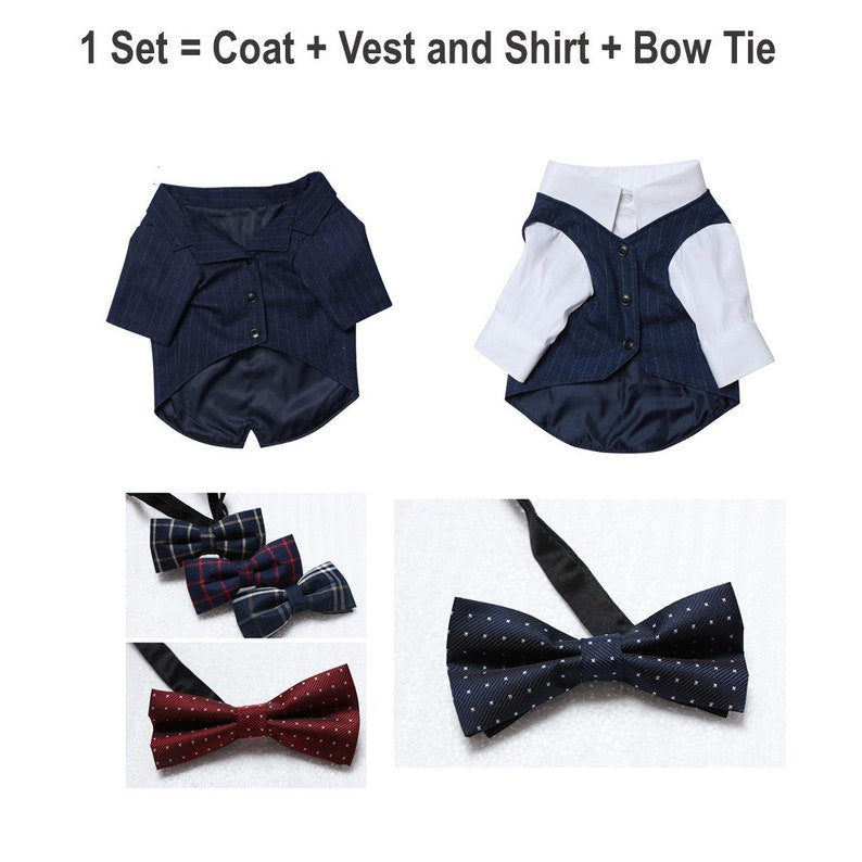 Custom Tweed British Style Suit and Tie with Leash Hook