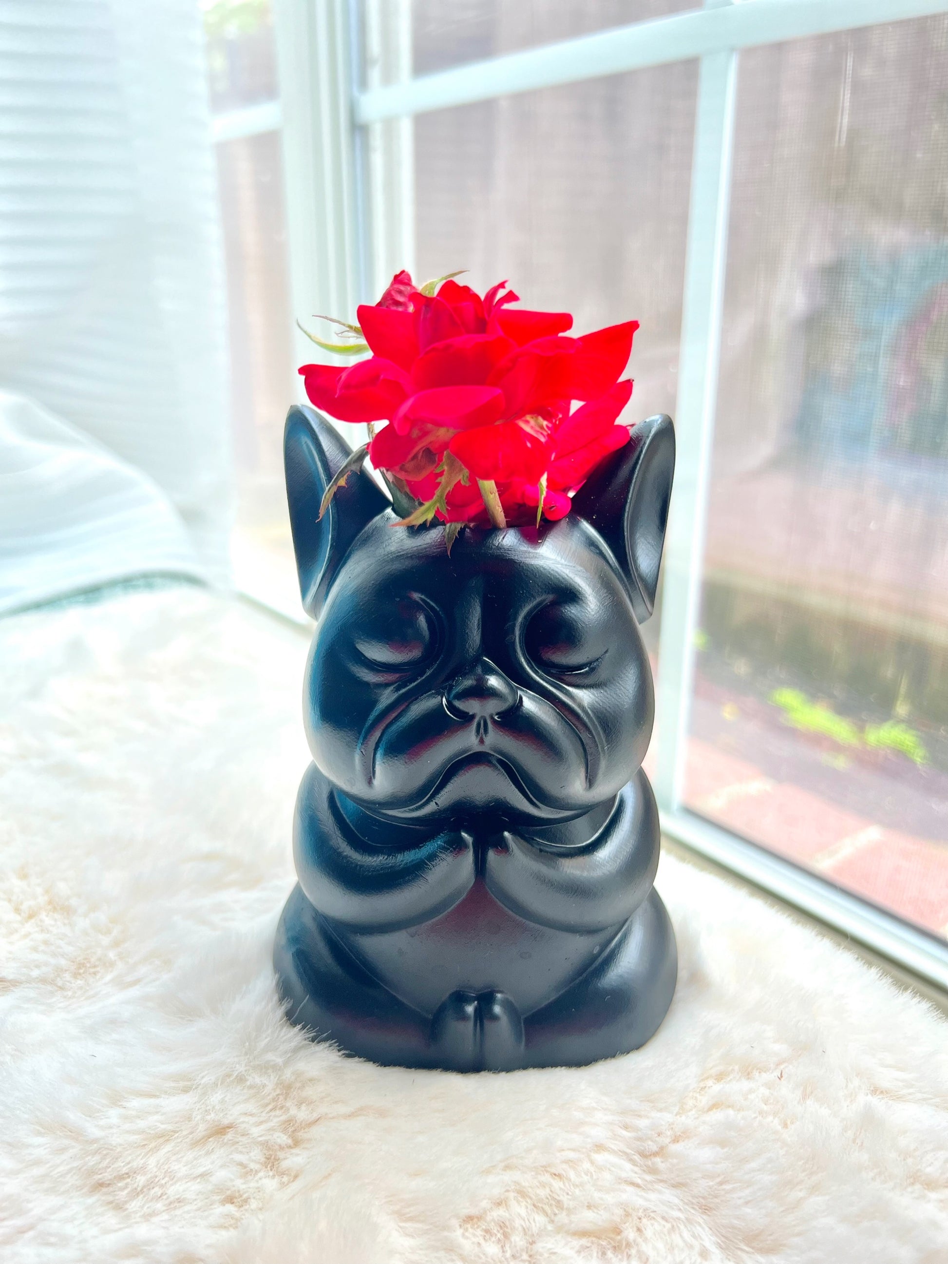 French Bulldog Vase Plant Flower Succulent Pot/ Pencil Holder – fit ...