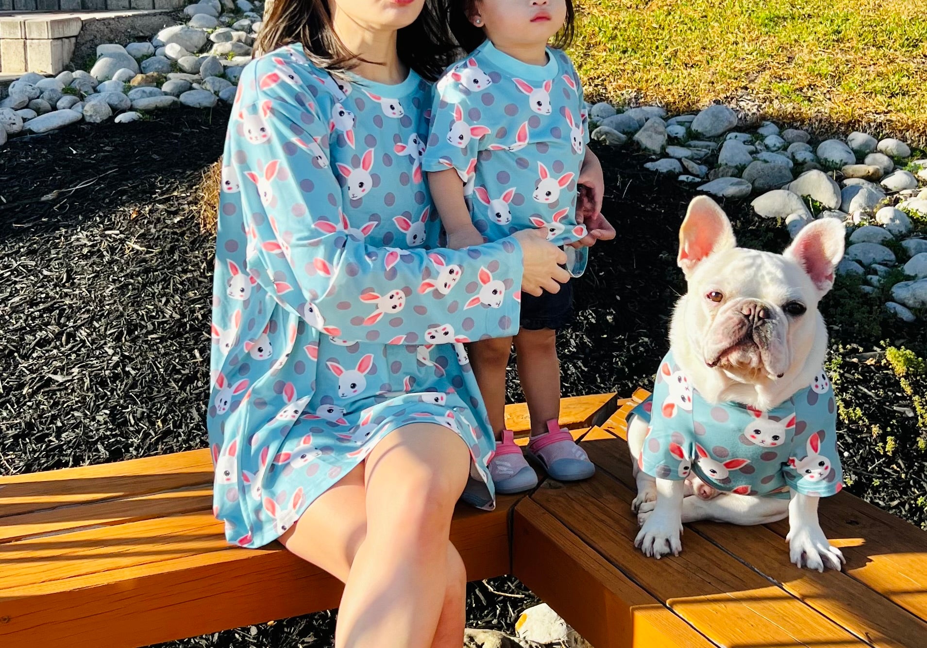 Spring Easter Bunny Owner and Pet Matching Set –