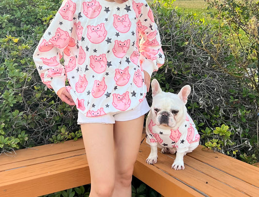 Cheeky Pig Butts Owner and Pet Family Matching Set