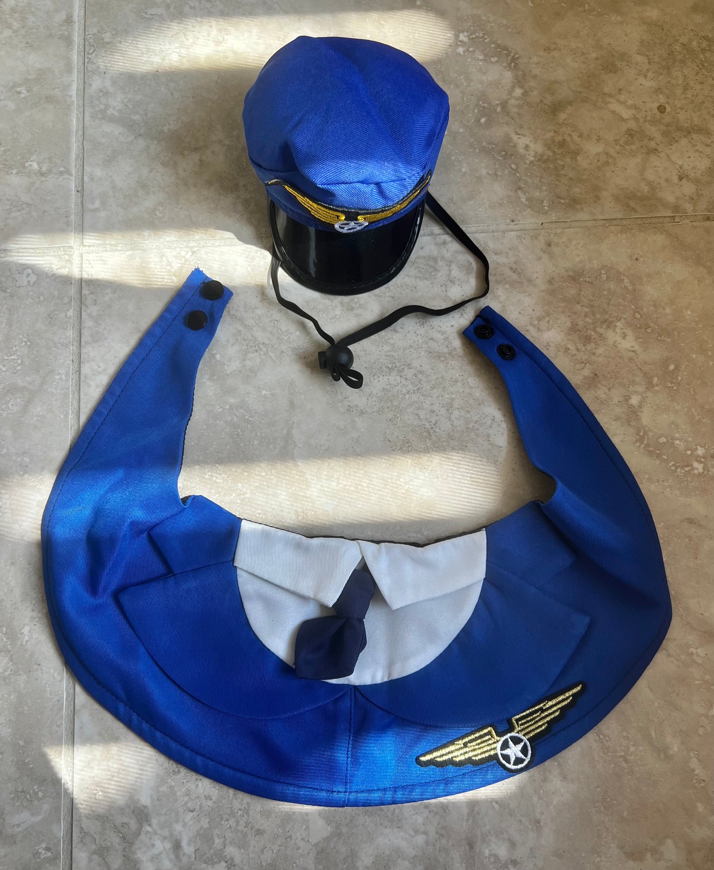Pilot Bandana Bib and Hat Costume Set