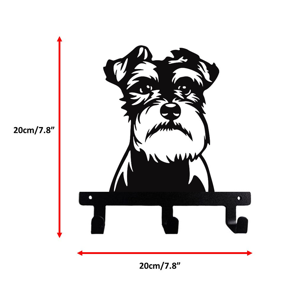 Schnauzer Design Wall Hook