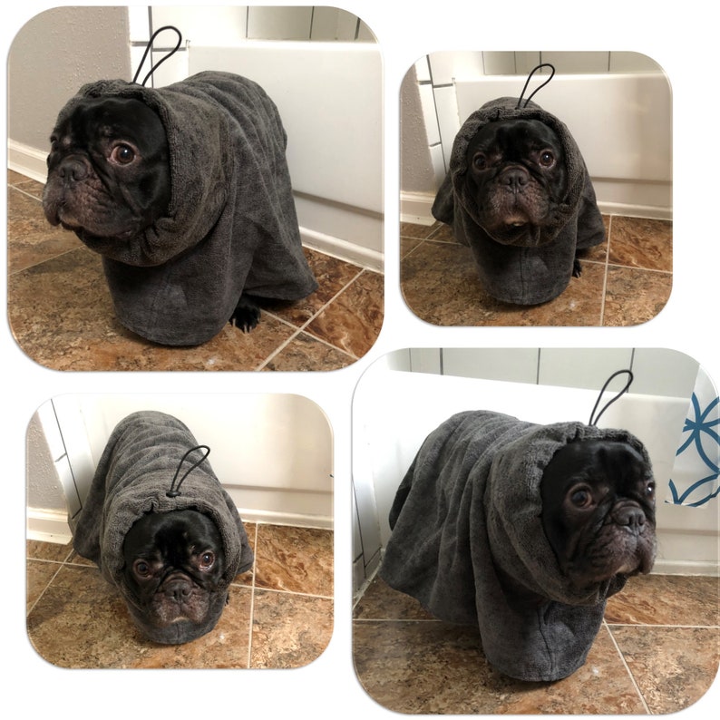 Pet Microfiber Bath Towel Bathrobe