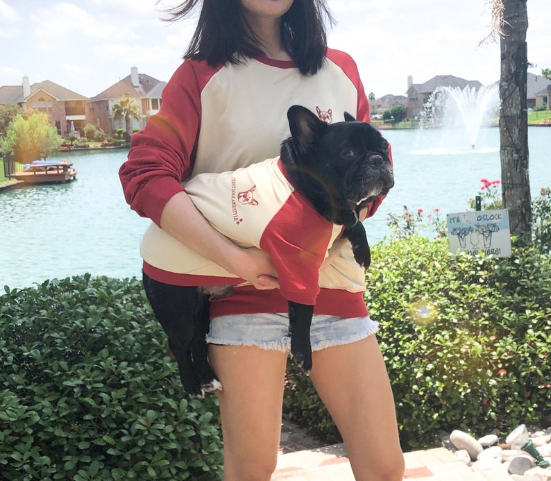 College Long Sleeve Owner and Pet Matching Set