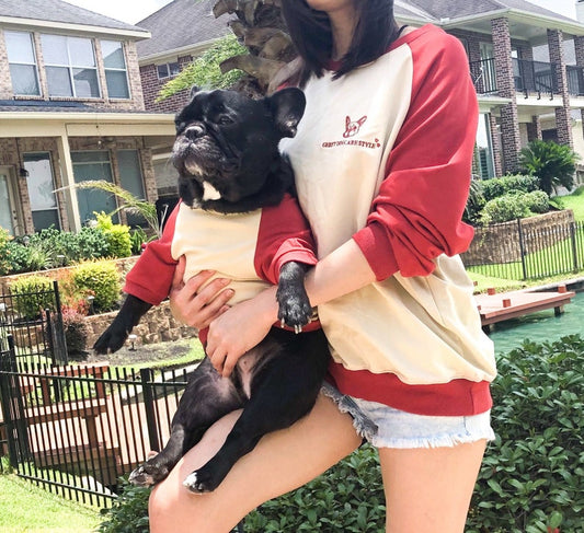 College Long Sleeve Owner and Pet Matching Set