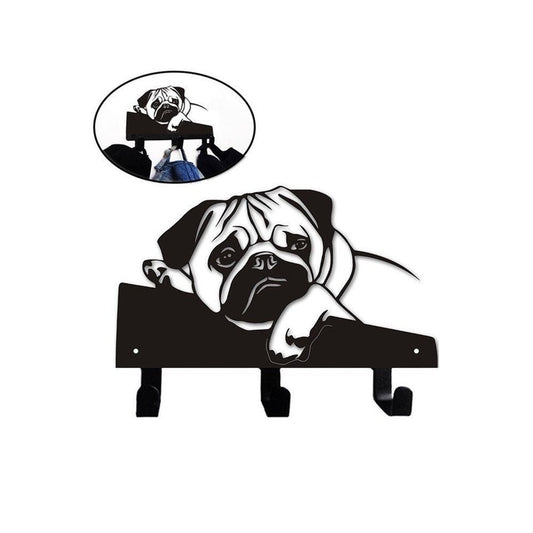 Pug Puggo Wall Hook