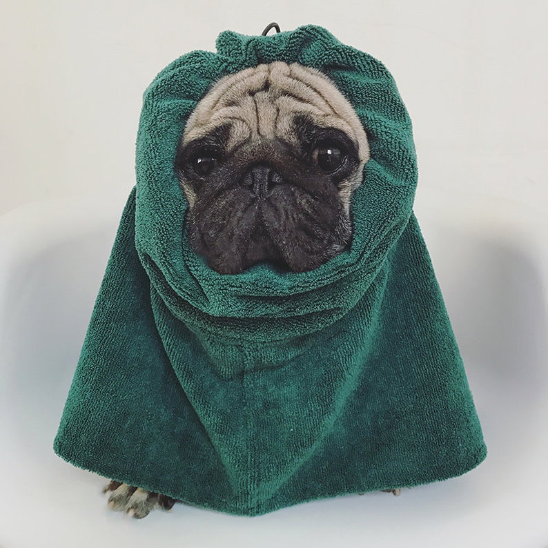 Pet Microfiber Bath Towel Bathrobe