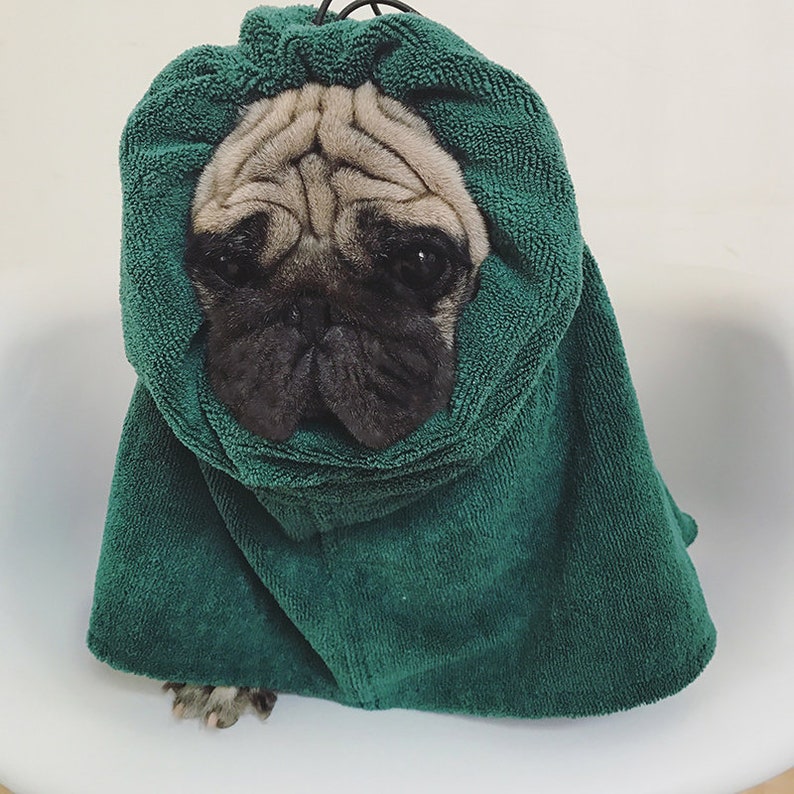Pet Microfiber Bath Towel Bathrobe