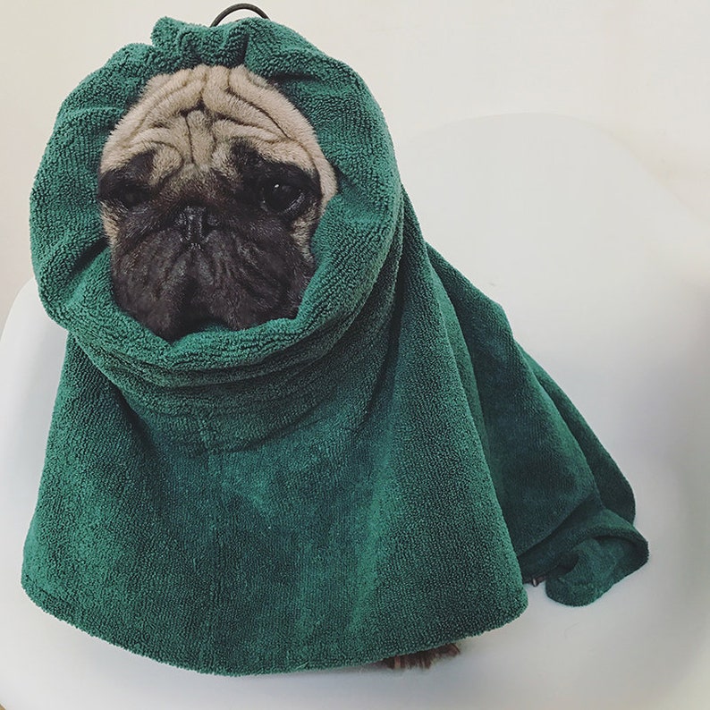 Pet Microfiber Bath Towel Bathrobe