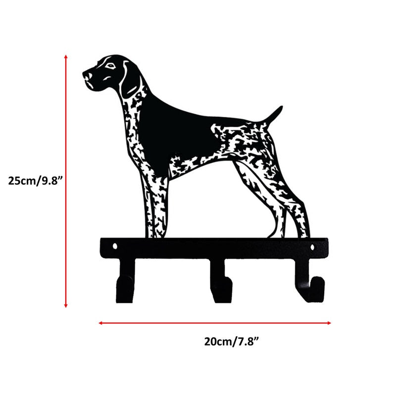 German Shorthaired Pointer Longhaired Dalmatian Wall Hook