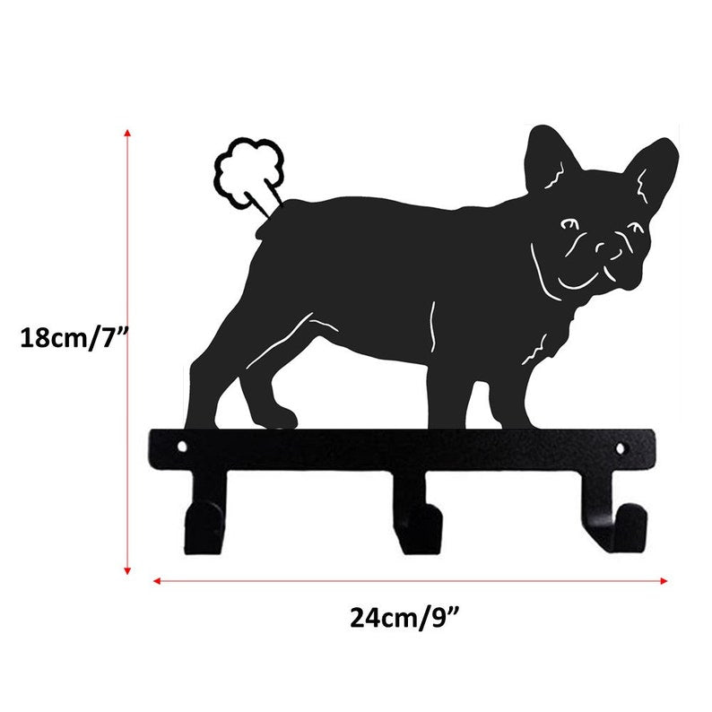 Farting Frenchie French Bulldog Wall Hook