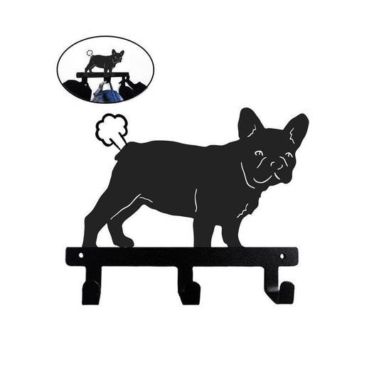 Farting Frenchie French Bulldog Wall Hook